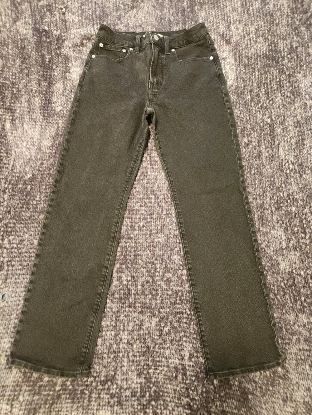 Madewell 90s Straight Jean 27P Belmere Wash Black 28x28